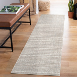 Maia Low Pile Washable Non Slip Motif Traditional Area Rug Living Room Hallway - Beige / 180cm - thumbnail 5