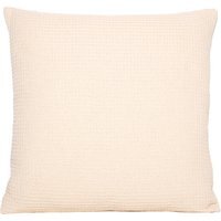 Cotton Waffle Cushion - Natural - image 1