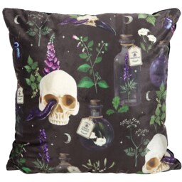 Square Venom and Vines Print Cushion - 35cm - thumbnail 3