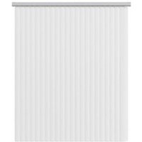 Cirrus Patterned White Vertical Blind (240cm drop) - White / 60cm
