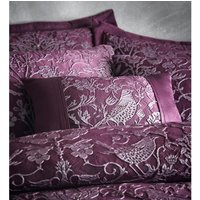 Oak Tree Jacquard Cushion - Plum - image 1