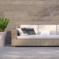 Tribal Ethnic Pattern With Egypt Symbols Outdoor Cushion - Black / 60cm - image 1