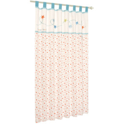 Forever Friends Tab Top Curtain pair - Blue - thumbnail 2