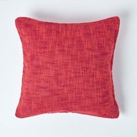 Homescapes Nirvana Cotton Cushion Cover - Terracotta / Machine washable at 40 deg. C / 45cm