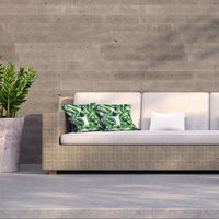 Tropical Palm Outdoor Cushion - Green / 60cm - image 1