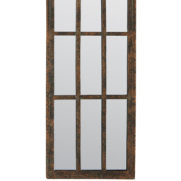 MirrorOutlet The Dorset Rustic Framed Arched Leaner Wall Mirror - Brown - thumbnail 3