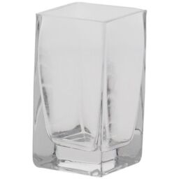 Clear Glass Tank Vase  - H10x W5 cm / 5cm - thumbnail 2