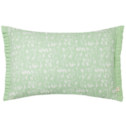 Belle Cotton Cushion - Sage / Polyester - thumbnail 2