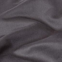 1000 Thread Count Egyptian Cotton Flat Sheet Satin Feel - Dark Grey / Single - thumbnail 2