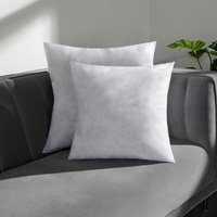 Brentfords Pack of Cushion Inserts Filler Hollowfibre Inner Pads - White / 2 - image 1