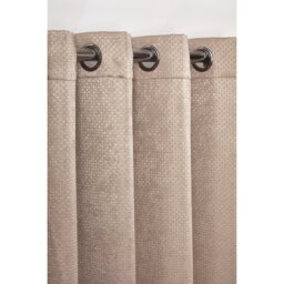 Metro Thermal Blackout Eyelet Curtains - Taupe / 168cm / 183cm - thumbnail 3