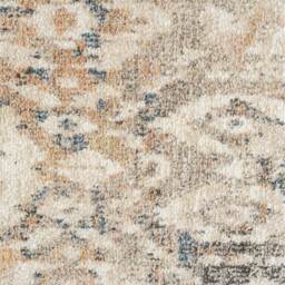 Distressed Diamond Geometric Living Area Rug - Beige / 290 x 200cm - thumbnail 3