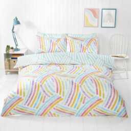 Art Microfibre Duvet Set - Multi / King - thumbnail 2
