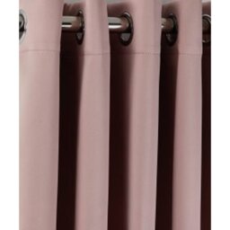 Woven Thermal Blackout Eyelet Curtains - Pink / 116cm / 183cm - thumbnail 4