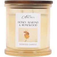 Honey Almond and Rosewood Scented Candle