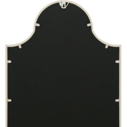 Arcus Window Metal Framed Arch Garden Wall Mirror - White - thumbnail 4