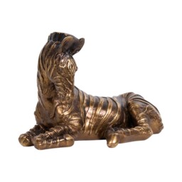Sitting Zebra Ornament - Bronze - thumbnail 2