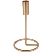 Metal Taper Candle Holder - Gold / 19cm / 1
