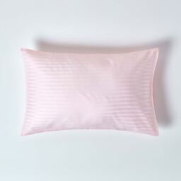 330 Thread Count Egyptian Cotton Housewife Pillowcase - Pink / 48cm / 74cm - thumbnail 4