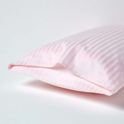 330 Thread Count Egyptian Cotton Housewife Pillowcase - Pink / 48cm / 74cm - thumbnail 3