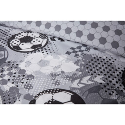 Football Design Duvet Set - Grey - thumbnail 3