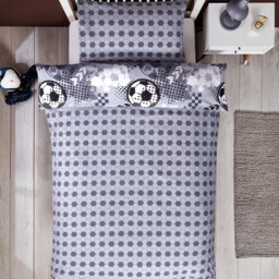 Football Design Duvet Set - Grey - thumbnail 5