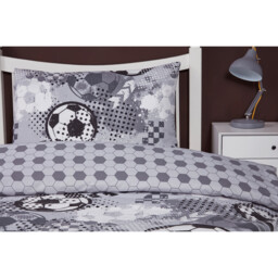 Football Design Duvet Set - Grey - thumbnail 2