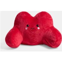 OHS Dolly The Doughnut Cuddle Cushion - Red / Spot clean with damp cloth.