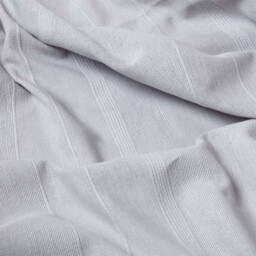 Homescapes Cotton Rajput Ribbed Throw - Silver Grey / 360cm / 2.32kg - thumbnail 2