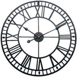 Vintage Silent Skeleton Wall Clock - Black - thumbnail 3