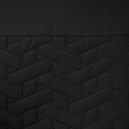 Soft Touch Pinsonic Quilted Geo Duvet Cover and Pillowcase Set - Black / Double - thumbnail 3