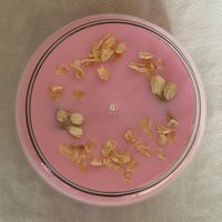 Jasmine Scented Organic Wax Bowl Candle - Blush pink - thumbnail 1