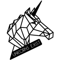 Unicorn  Wall Art Metal Decorative Object - Black - Black - thumbnail 2