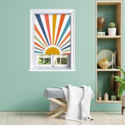 Lister Cartwright Painted Blackout Roller Blinds - Painted Sun / 60 x 160 - thumbnail 4