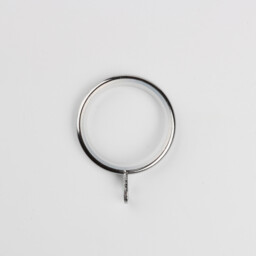 Metal Curtain Rings - Chrome / Fits 16 / 19 mm curtain poles - thumbnail 4