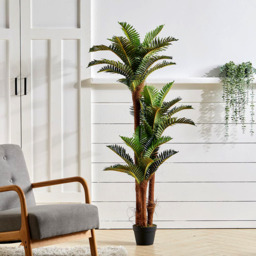 Large Artificial Indoor Plants In Pot - Green / 150cm - thumbnail 2