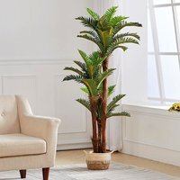 Large Artificial Indoor Plants In Pot - Green / 150cm - thumbnail 1