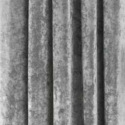 Verona Crushed Velvet Ringtop Eyelet Curtains - Silver / 229cm - thumbnail 4