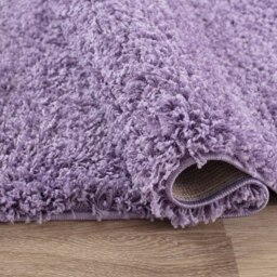Desire Rugs Plain Living Room Fluffy Shaggy Area Rugs - Lilac / 60x110 - thumbnail 2