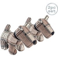 30 x 24cm Bentley the Dog Door Stop Brown - Brown - image 1