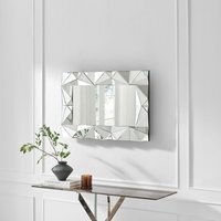 Atlas Vintage Style Medium Rectangle 90x60cm Mirror - Mirror