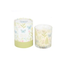 Luna Bloom Butterfly Sage Cedarwood Candle Tranquil Gift - White - thumbnail 5