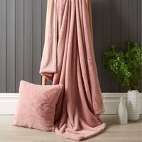 2 Pack Chinchilla Cushion Cover - Blush