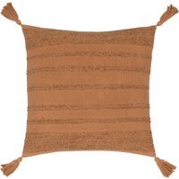 Larch Woven Cushion - Ginger / 80 Feather 20 Polyester