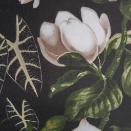 Floral Print Reversible Duvet Set - Black / King - thumbnail 4