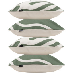 Icon Boho Down to Earth Print Outdoor Cushion - Sixth Collection, Set of 4 - Neutral - thumbnail 3