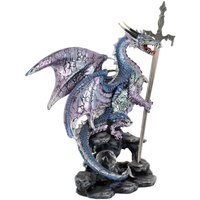 Lilac Purple Sword of the Dragon Gothic Fantasy Letter Opener - 22cm - image 1