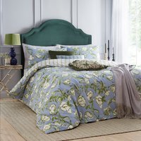 Albera Floral Duvet Cover Set - French Blue / Double - image 1