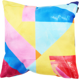 icon Outdoor Abstract Print Waterproof Cushion, Set of 4 - Blue - thumbnail 2