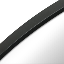 Round Metal Mirror - Black / 70cm - thumbnail 4